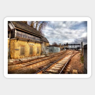 Lincoln High Street Train Tracks And Station Sticker